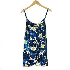 Tiki Palm Dresses - TIKI PALM | Blue Floral Hawaiian Sun Dress Tiki Palm Dresses - TIKI PALM | Blue Floral Hawaiian Sun Dress
